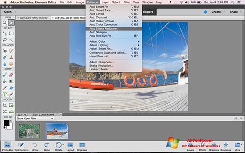 Snimak zaslona Photoshop Elements Windows 7