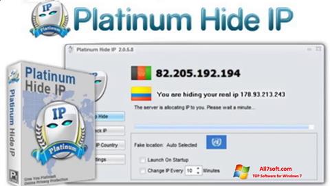 Snimak zaslona Hide IP Platinum Windows 7