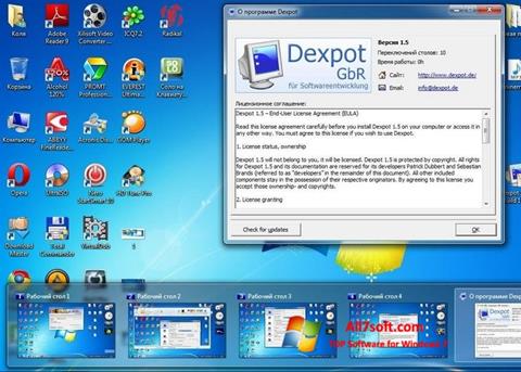 Snimak zaslona Dexpot Windows 7