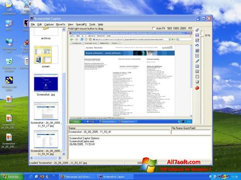 Snimak zaslona Screenshot Captor Windows 7