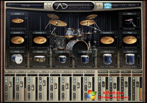 Snimak zaslona Addictive Drums Windows 7
