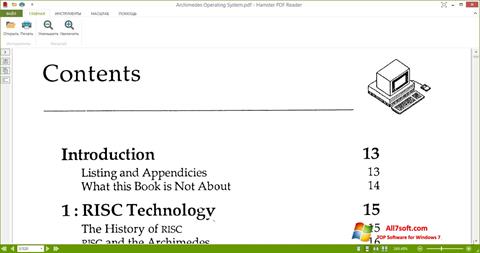 Snimak zaslona Hamster PDF Reader Windows 7