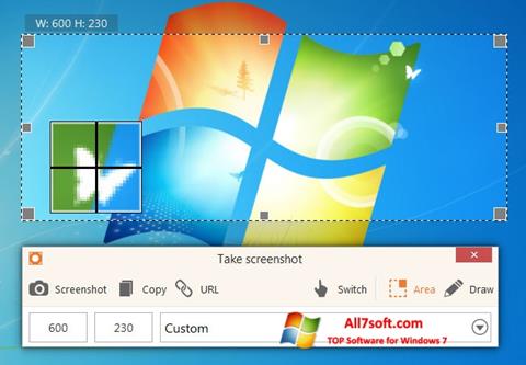 Snimak zaslona ScreenShot Windows 7