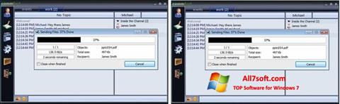 Snimak zaslona CommFort Windows 7