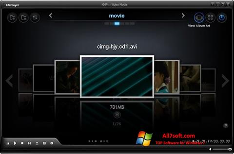 Snimak zaslona KMPlayer Windows 7